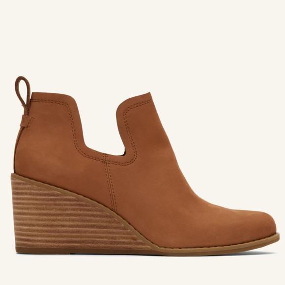 Brand New Toms Kallie Wedge Boot - Picture 4 of 5